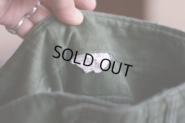 画像5: 1960s US.ARMY コットンベイカーパンツ  表記32×33