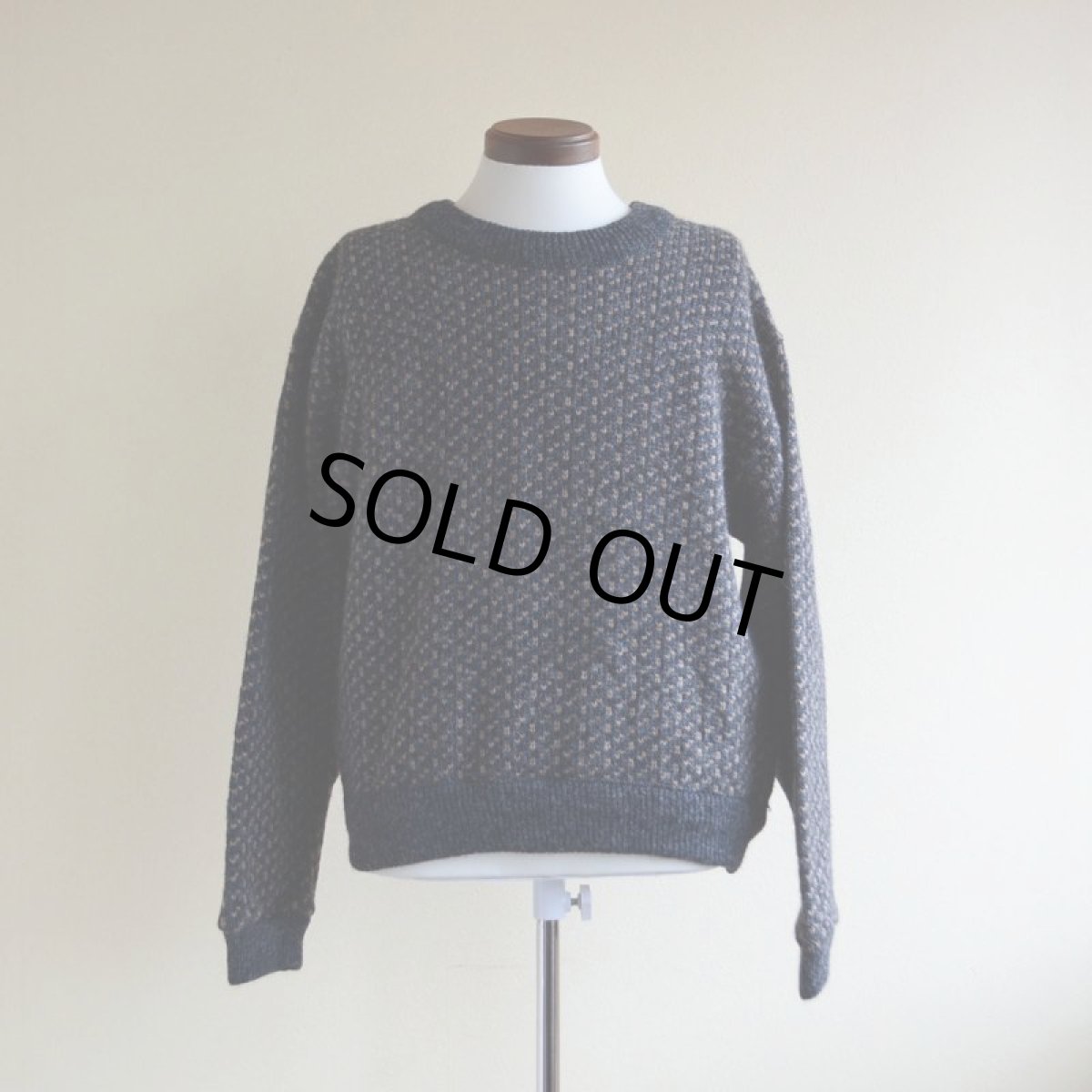 画像1: 1980-90s L.L.Bean バーズアイセーター　 表記Ladies M  (1)