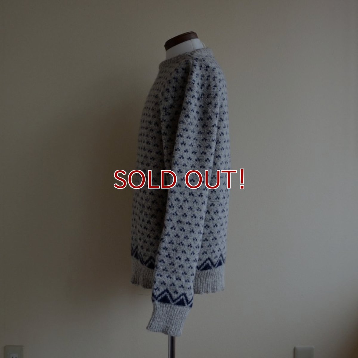 画像4: 1980s ROYAL NORTH MILLS OUTFITTERS バーズアイセーター　 表記XL  (4)