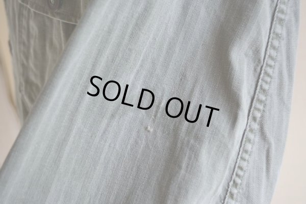 画像12: 1940-50s US.ARMY M-47 HBTユーティリティシャツ　 実寸M 