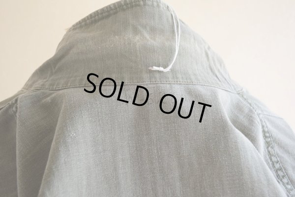 画像14: 1940-50s US.ARMY M-47 HBTユーティリティシャツ　 実寸M 