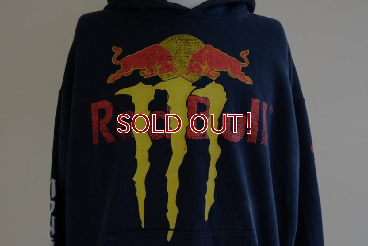 画像6: MONSTER × RedBull スウェットパーカー　 表記L  (6)