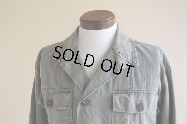 画像5: 1940-50s US.ARMY M-47 HBTユーティリティシャツ　 実寸M 