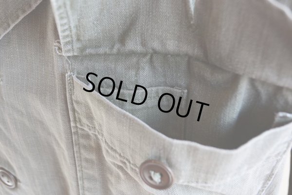 画像8: 1940-50s US.ARMY M-47 HBTユーティリティシャツ　 実寸M 