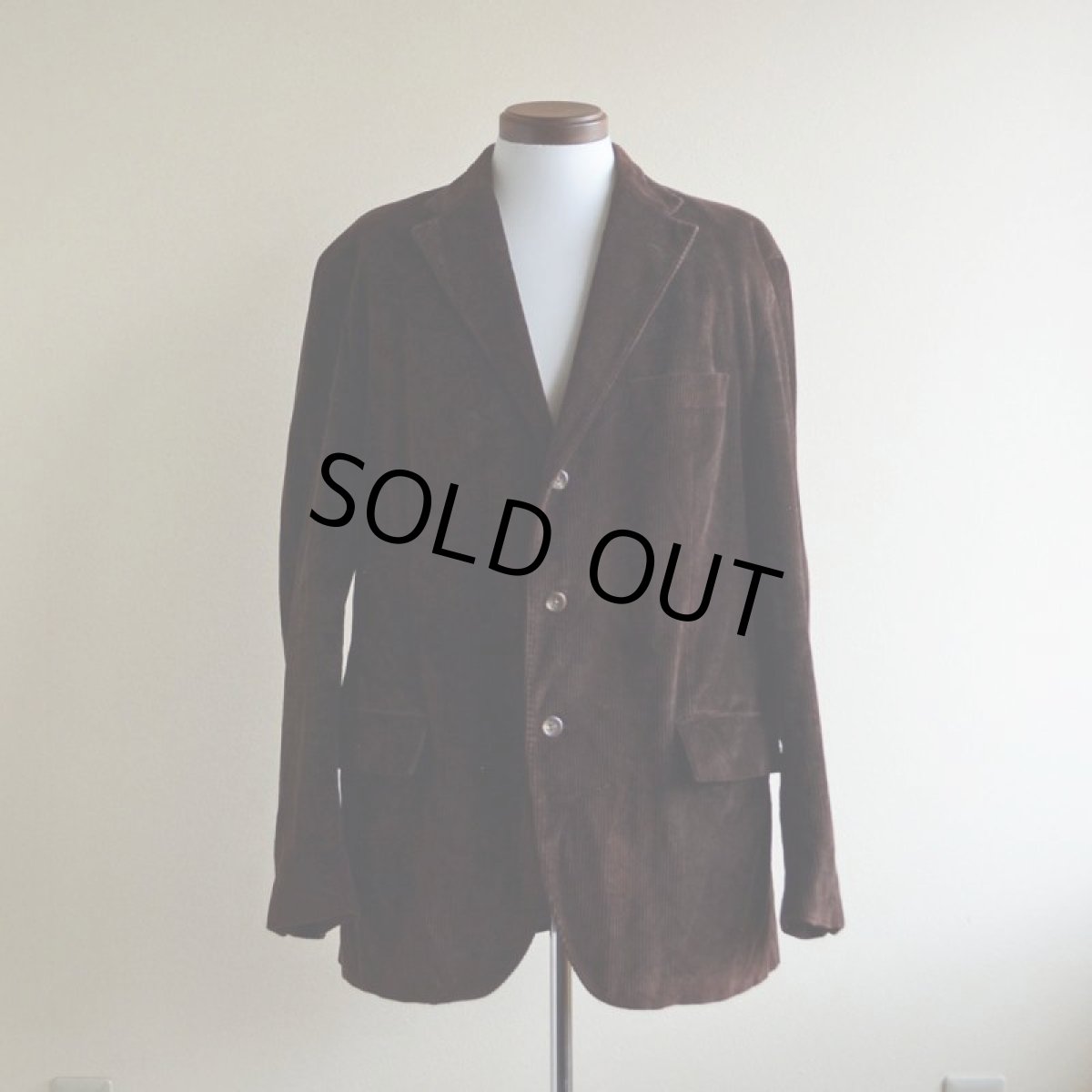 画像1: Polo RalphLauren 太畝コーデュロイジャケット　 MADE IN ITALY　 表記54R  (1)