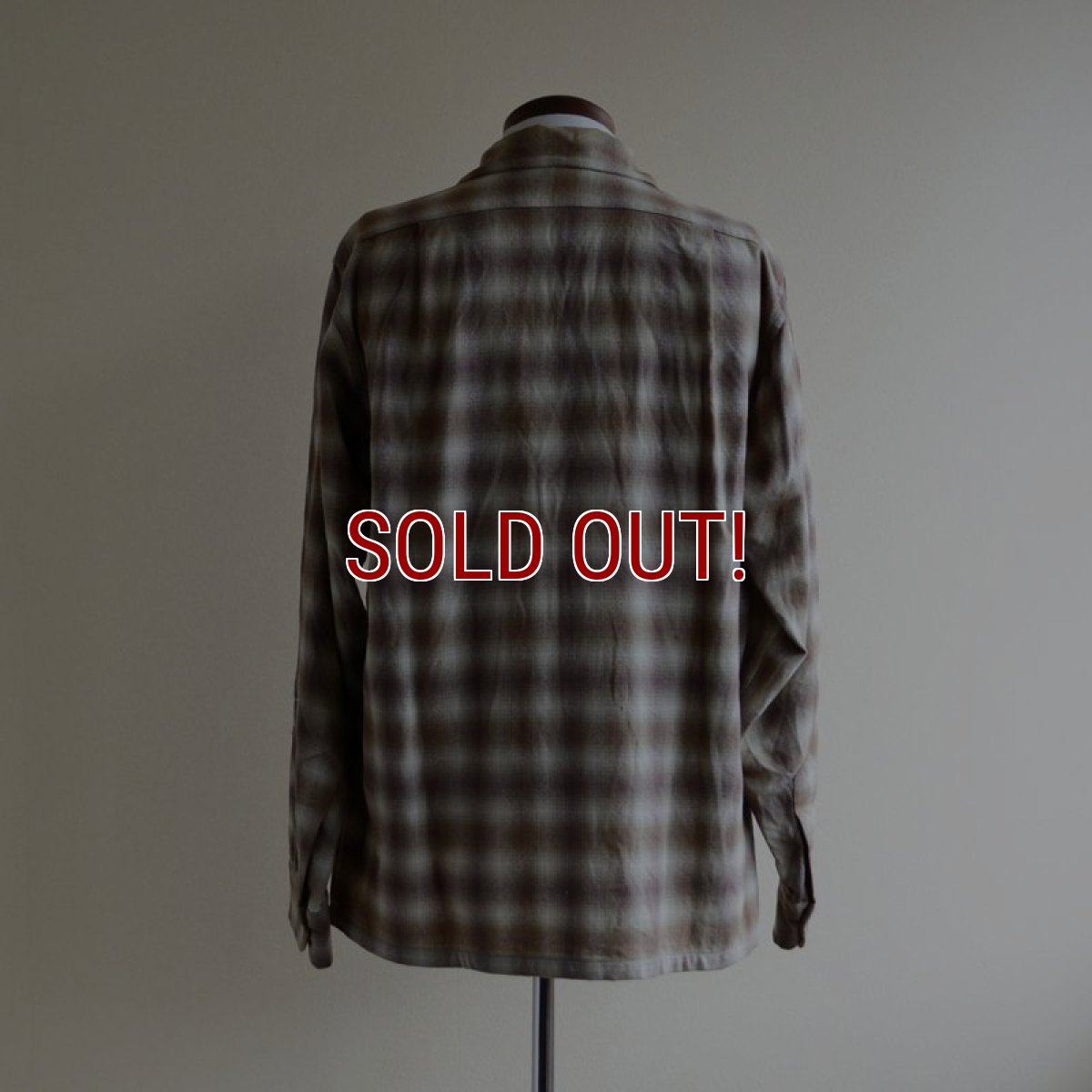 画像3: 1950s PENDLETON ウールシャツ　 オンブレーチェック　 表記M  (3)