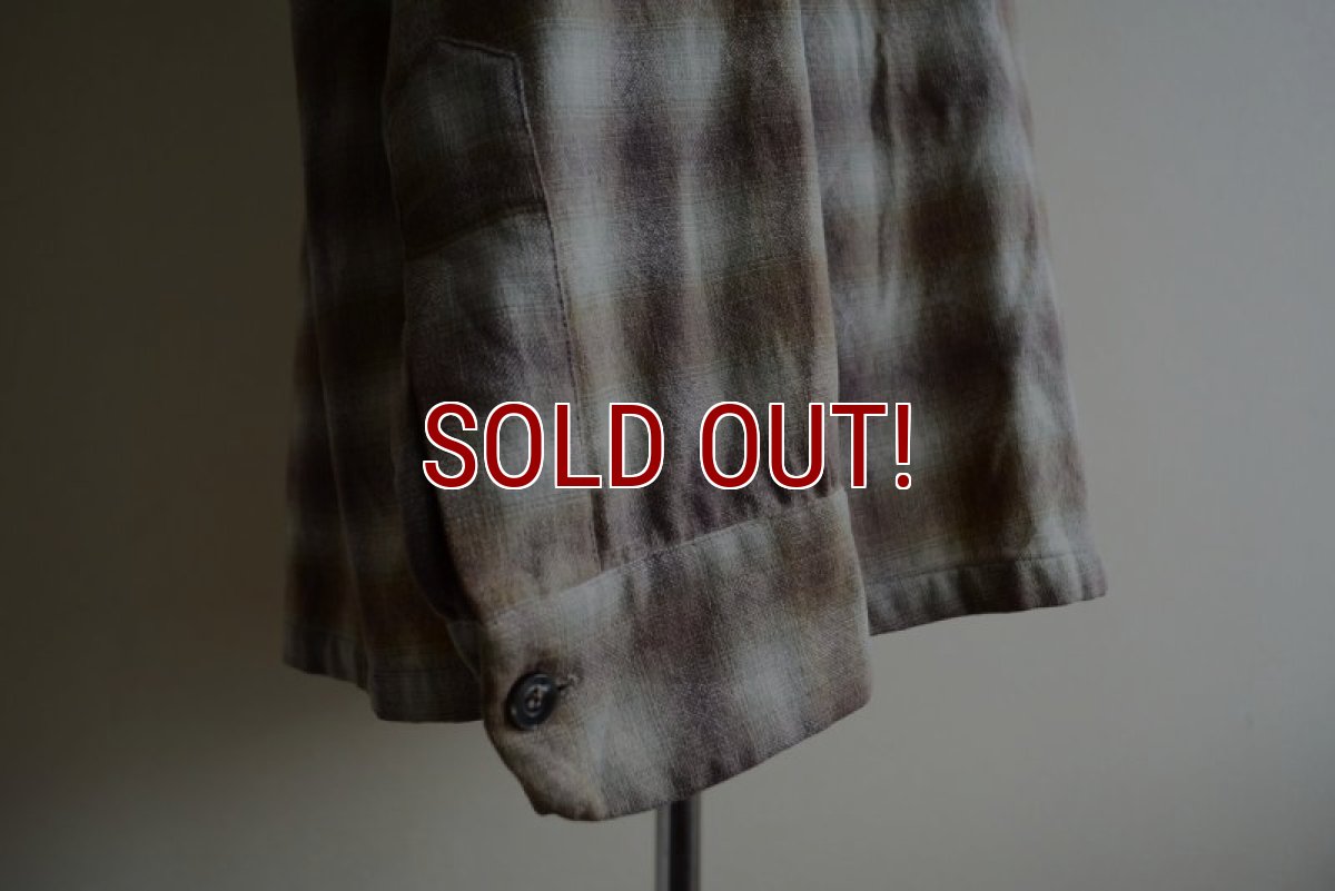 画像9: 1950s PENDLETON ウールシャツ　 オンブレーチェック　 表記M  (9)