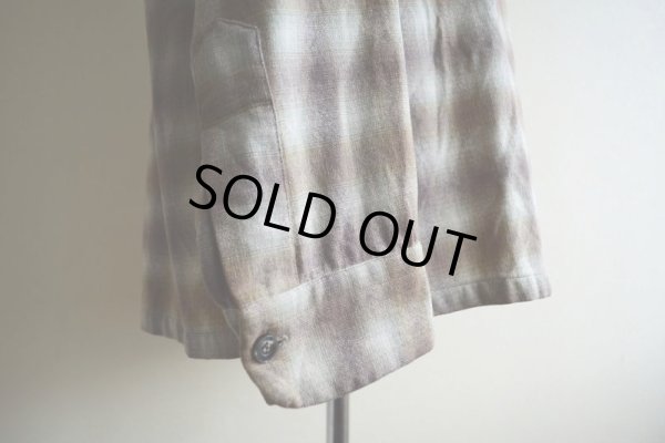 画像9: 1950s PENDLETON ウールシャツ　 オンブレーチェック　 表記M 