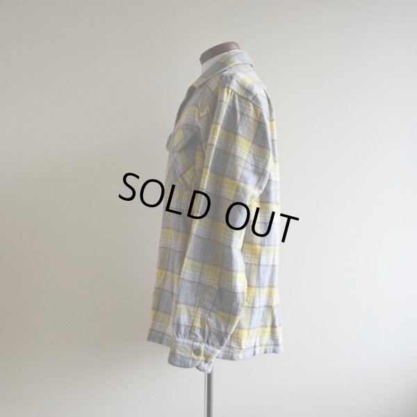 画像4: 1950s PENDLETON ウールシャツ　 YEL×GRY　 表記M 