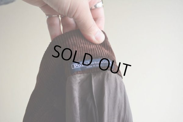 画像5: Polo RalphLauren 太畝コーデュロイジャケット　 MADE IN ITALY　 表記54R 