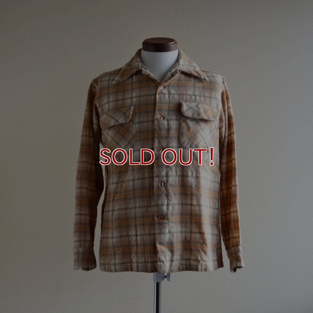画像1: 1970s PENDLETON ウールシャツ　 表記M  (1)