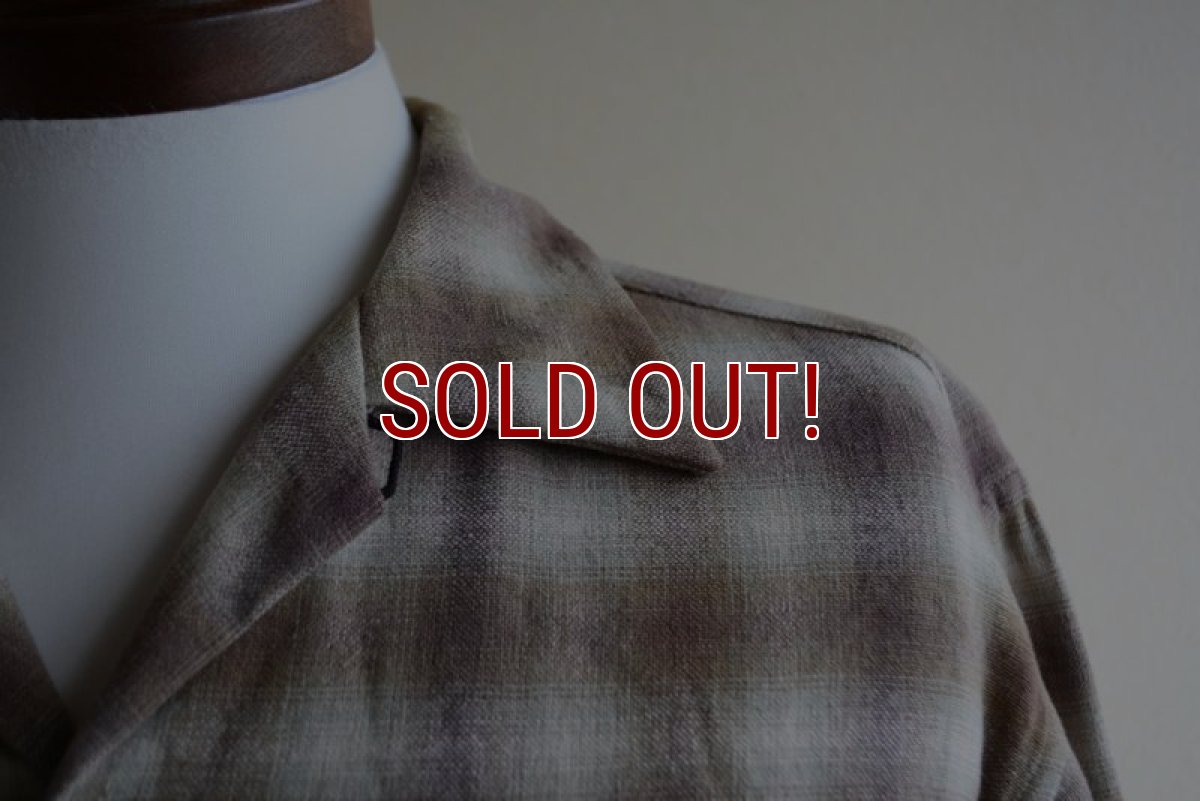 画像7: 1950s PENDLETON ウールシャツ　 オンブレーチェック　 表記M  (7)