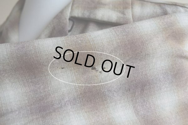 画像16: 1950s PENDLETON ウールシャツ　 オンブレーチェック　 表記M 