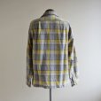 画像3: 1950s PENDLETON ウールシャツ　 YEL×GRY　 表記M 