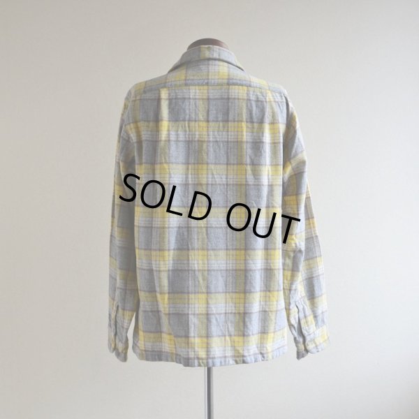 画像3: 1950s PENDLETON ウールシャツ　 YEL×GRY　 表記M 