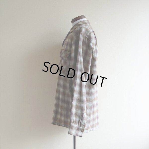 画像4: 1950s PENDLETON ウールシャツ　 オンブレーチェック　 表記M 