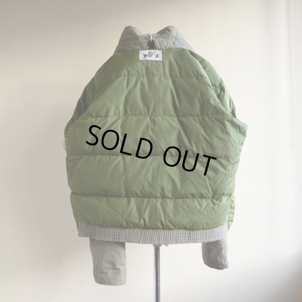 画像5: 1970s Woolrich レザーヨークダウンジャケット　 表記L 