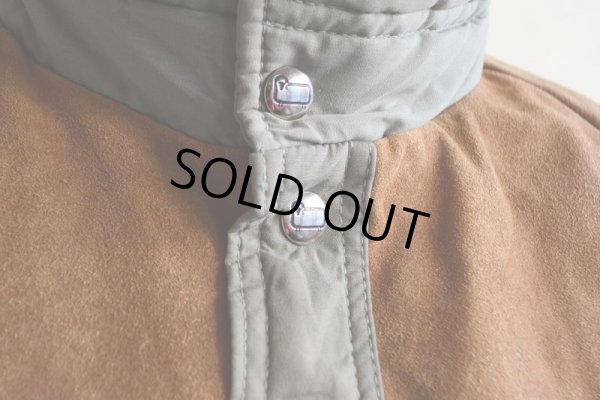 画像8: 1970s Woolrich レザーヨークダウンジャケット　 表記L 