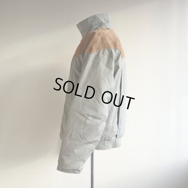 画像4: 1970s Woolrich レザーヨークダウンジャケット　 表記L 