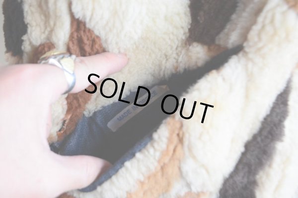 画像18: VINTAGE デニムボアジャケット  ムートンボアライナー  実寸ML