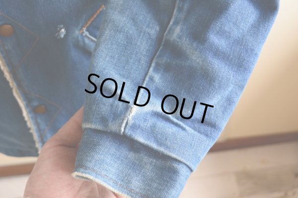 画像14: 1970s WRANGLER デニムボアランチコート　 表記M 