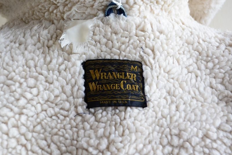 山*口様 70s 80s USA製 Wrangler ランチコート デニム ボア 1970s WRANGLER デニムボアランチコート 表記M - 古着屋HamburgCafe