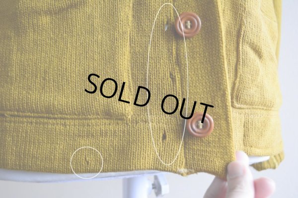 画像8: 1950s ELLERMAN Co. レタードカーディガン  実寸S