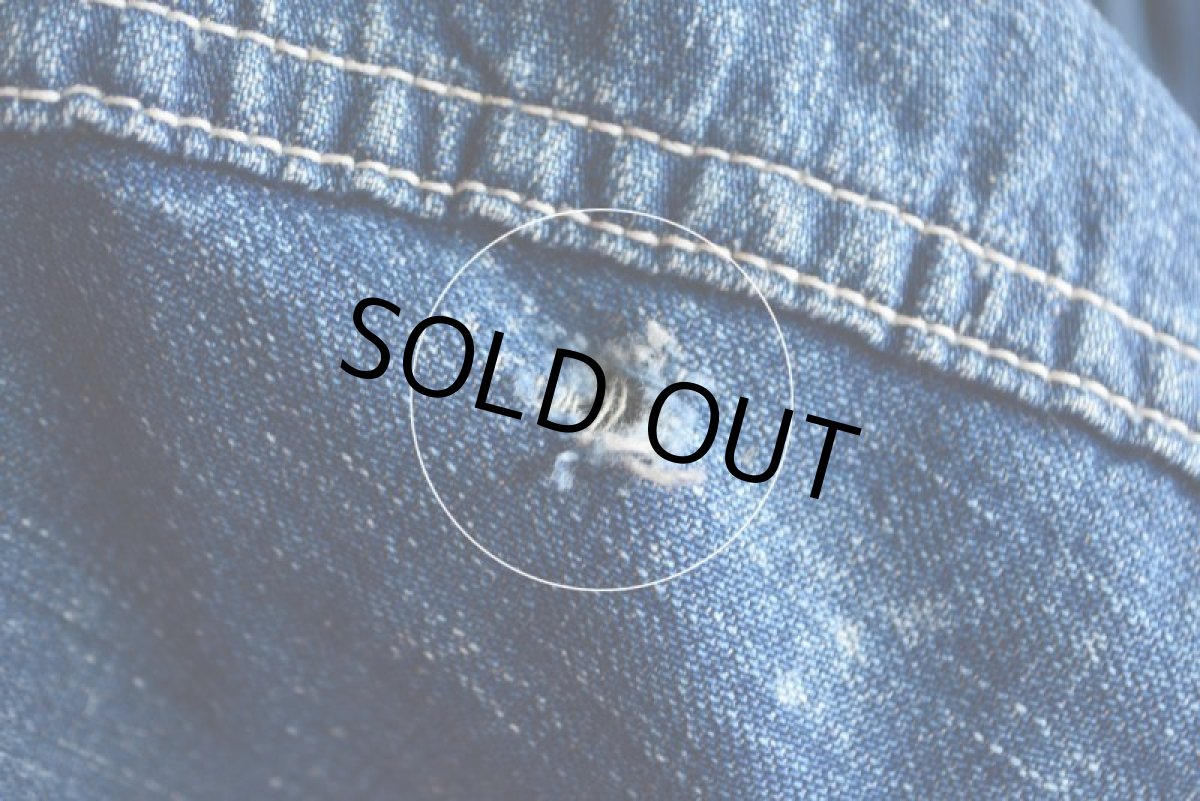 画像8: 1940s US.MILITARY デニムランドリーバッグ  (8)