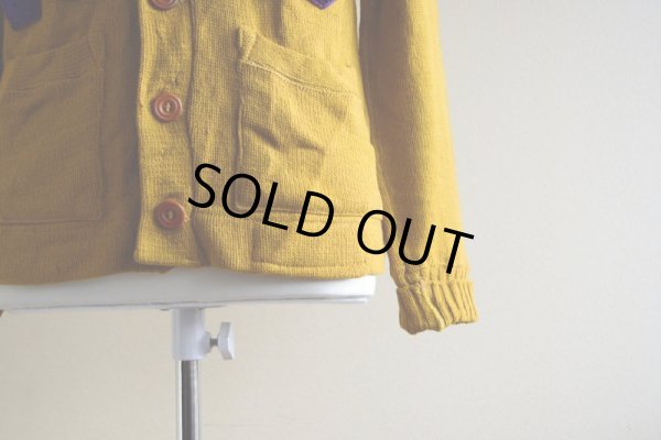 画像10: 1950s ELLERMAN Co. レタードカーディガン  実寸S