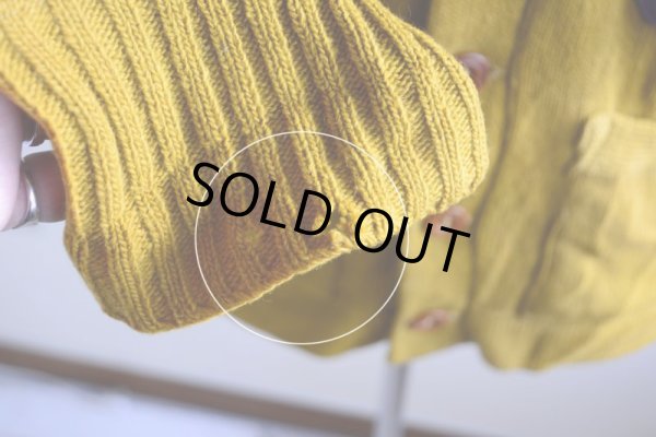 画像15: 1950s ELLERMAN Co. レタードカーディガン  実寸S