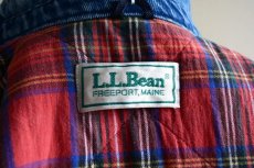 画像6: 1980s L.L.Bean チンスト付きデニムジャケット　 実寸M  (6)