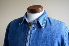 画像8: 1980s L.L.Bean チンスト付きデニムジャケット　 実寸M  (8)