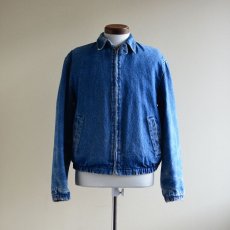 画像1: 1980s L.L.Bean チンスト付きデニムジャケット　 実寸M  (1)