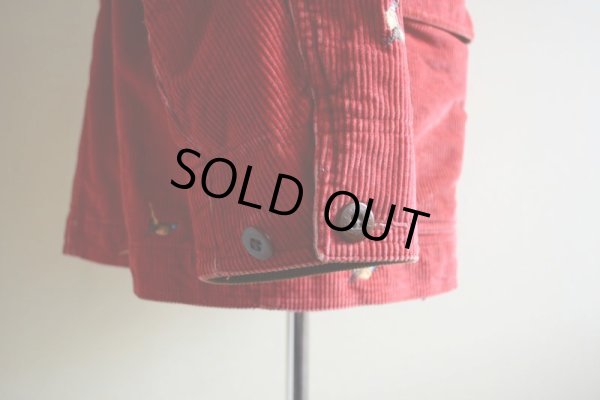 画像13: 2000s L.L.Bean 鳥刺繍コーデュロイハンティングジャケット　 表記WOMEN'S M 