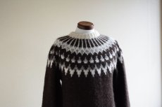 画像7: SAMBAND OF ICELAND ノルディックセーター　 表記L  (7)