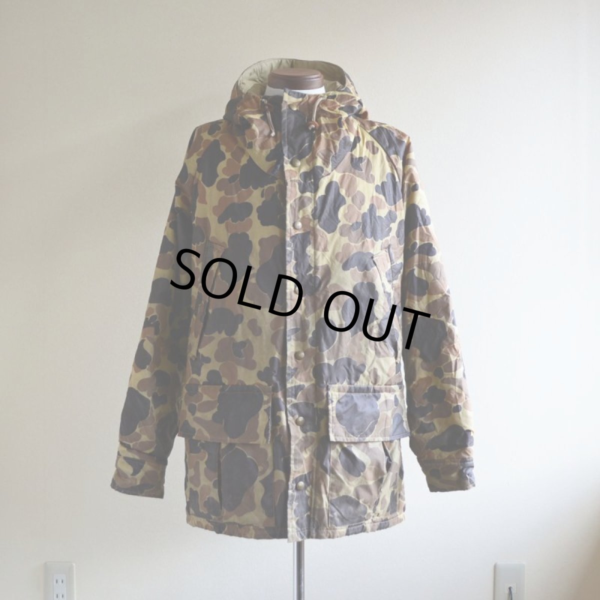 画像1: 1980s L.L.Bean マウンテンパーカー　 ダックハンターカモ　 表記S  (1)