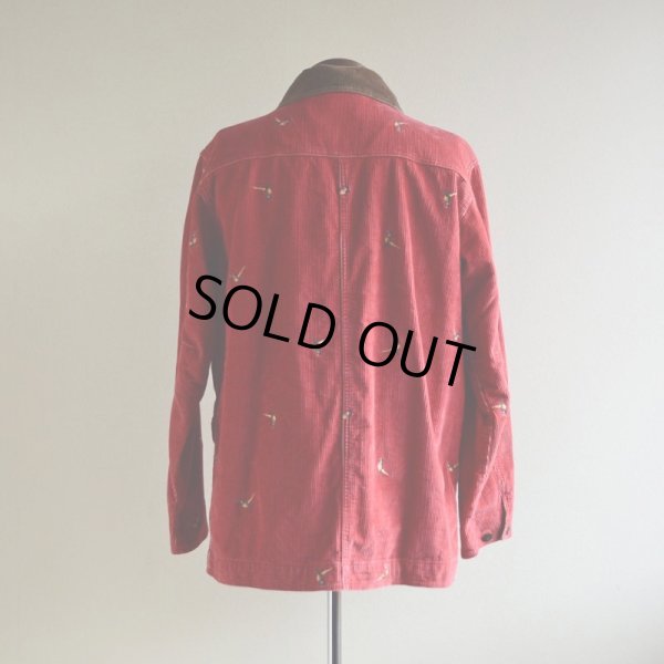 画像3: 2000s L.L.Bean 鳥刺繍コーデュロイハンティングジャケット　 表記WOMEN'S M 