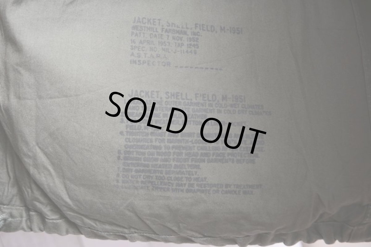 画像5: 1950s US.ARMY M-51 フィールドジャケット　 表記LARGE-REGULAR  (5)