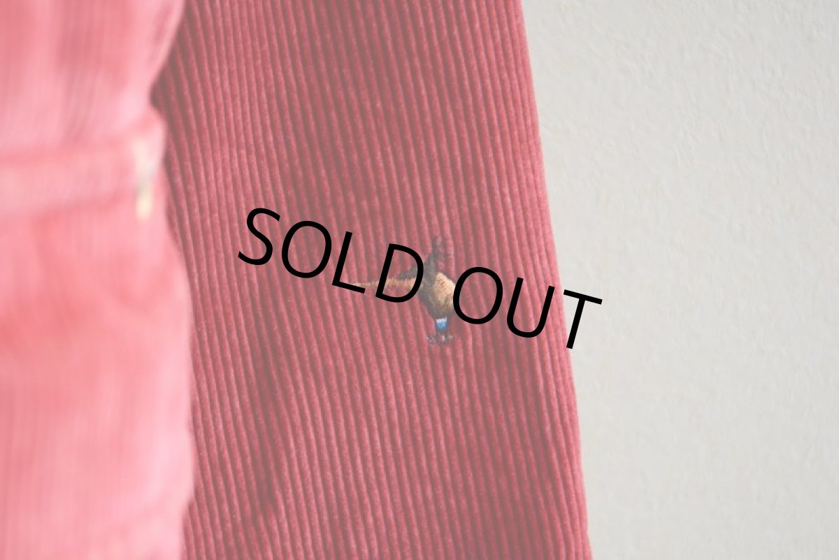 画像10: 2000s L.L.Bean 鳥刺繍コーデュロイハンティングジャケット　 表記WOMEN'S M  (10)