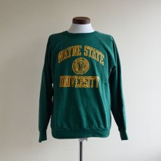 画像1: 1980s Champion カレッジスウェット　 WAYNE STATE UNIVERSITY　 表記XL  (1)