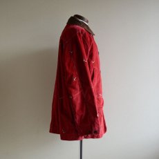 画像2: 2000s L.L.Bean 鳥刺繍コーデュロイハンティングジャケット　 表記WOMEN'S M  (2)