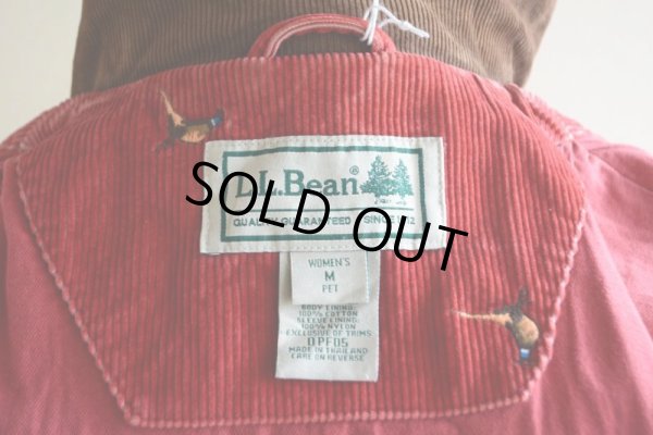 画像6: 2000s L.L.Bean 鳥刺繍コーデュロイハンティングジャケット　 表記WOMEN'S M 