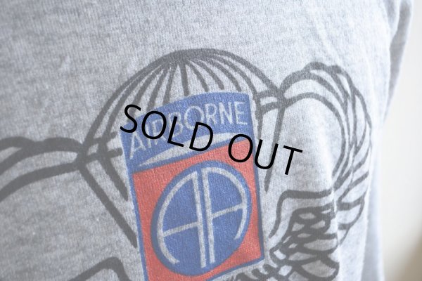 画像8: 1980s AIRBORNE プリントスウェット  表記M