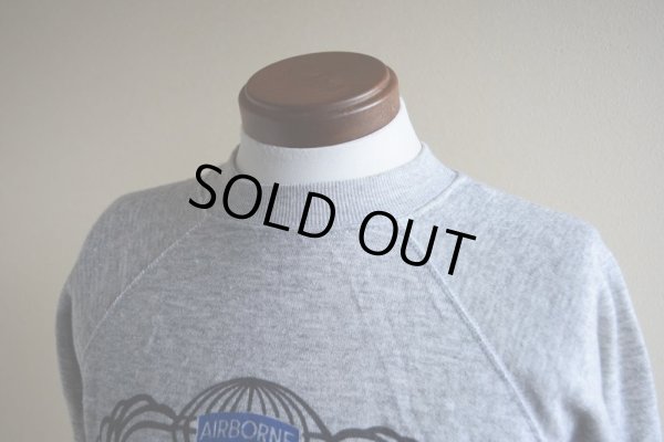 画像6: 1980s AIRBORNE プリントスウェット  表記M