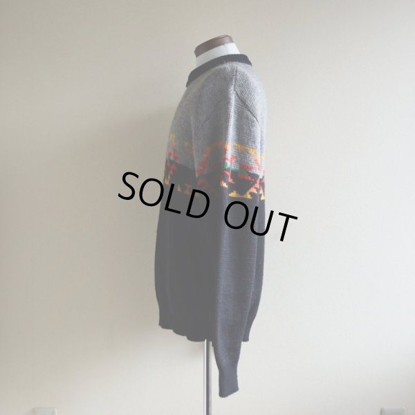 画像4: 1970s PENDLETON ネイティブ柄ウールセーター　 表記XL 