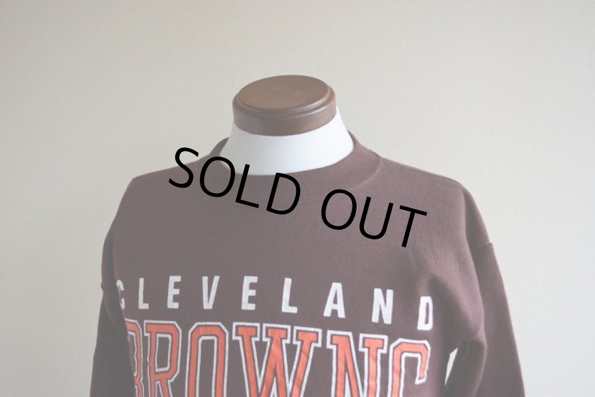 画像6: 1980s ARTEX スウェット　 CLEVELAND BROWNS　 表記M  (6)