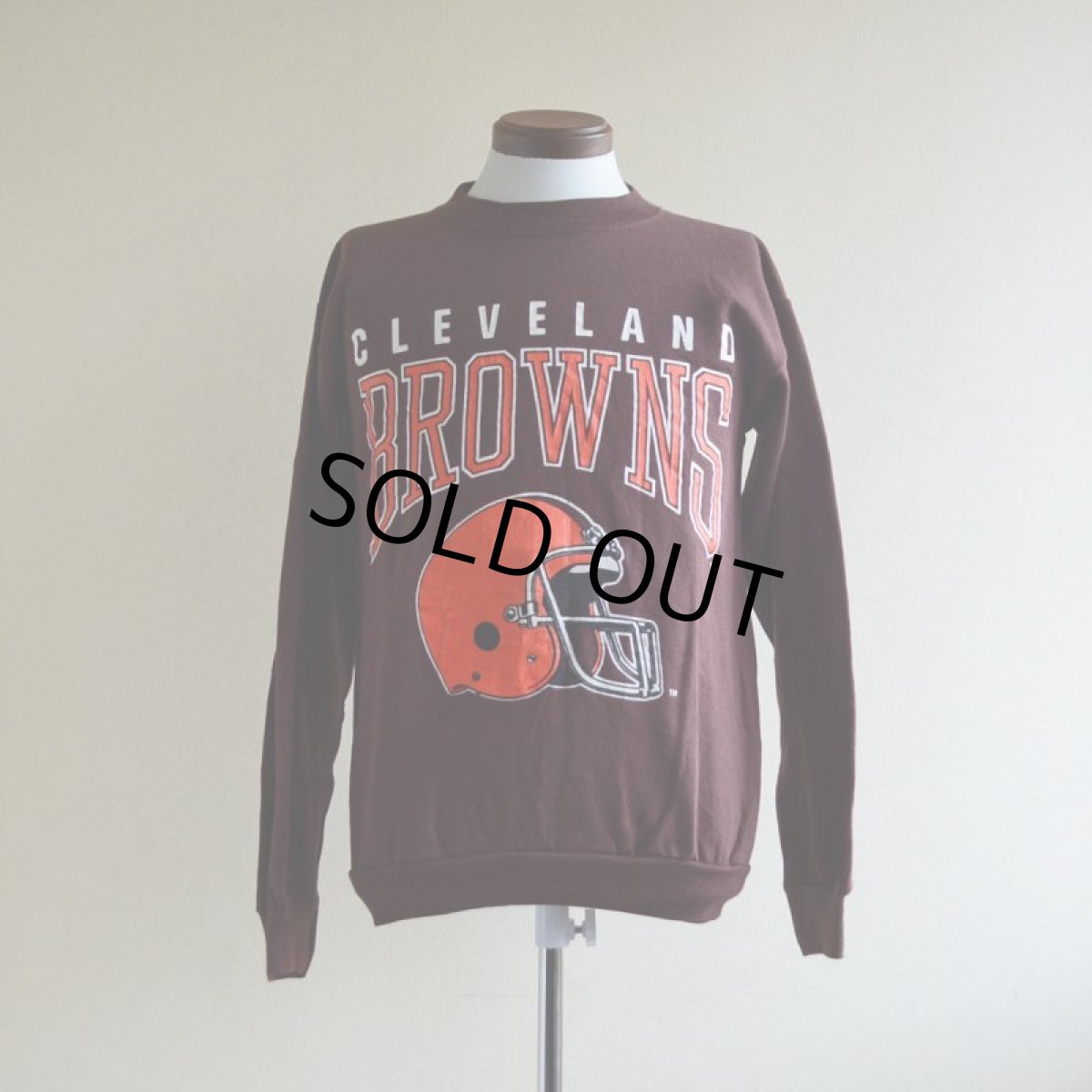 画像1: 1980s ARTEX スウェット　 CLEVELAND BROWNS　 表記M  (1)