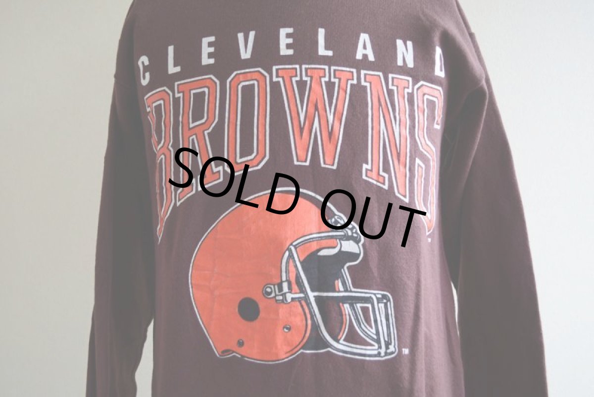 画像7: 1980s ARTEX スウェット　 CLEVELAND BROWNS　 表記M  (7)