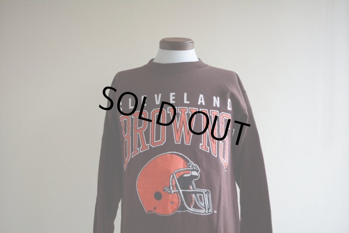 画像5: 1980s ARTEX スウェット　 CLEVELAND BROWNS　 表記M  (5)