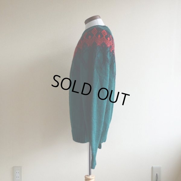 画像4: 1980s IZOD ノルディックセーター  表記L